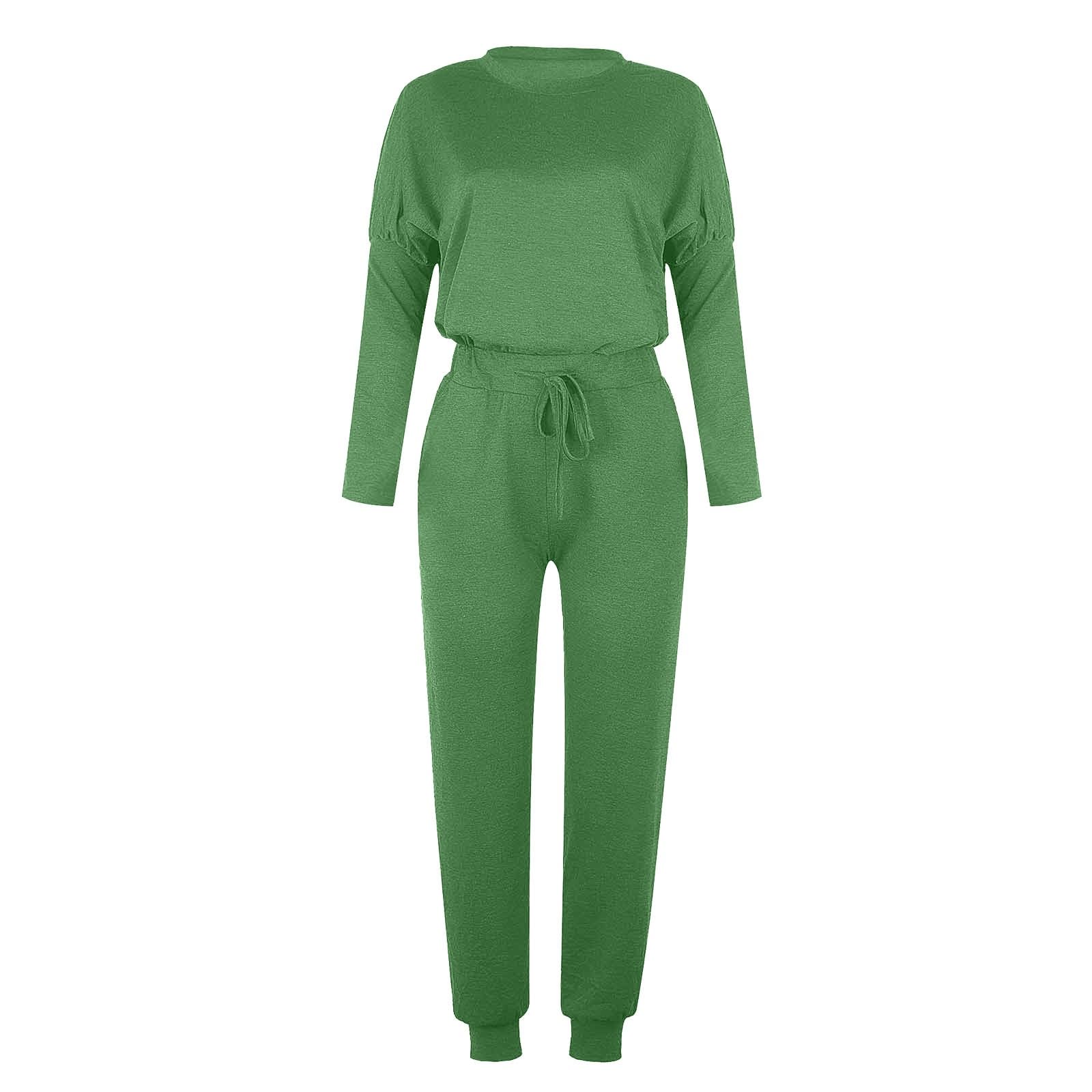 Conjunto de dos piezas para mujer, invierno, lounge para mujer, chándal de dos piezas, manga larga con pantalones de chándal de algodón, ropa deportiva, transpirable, chándal para el aire libre, ropa