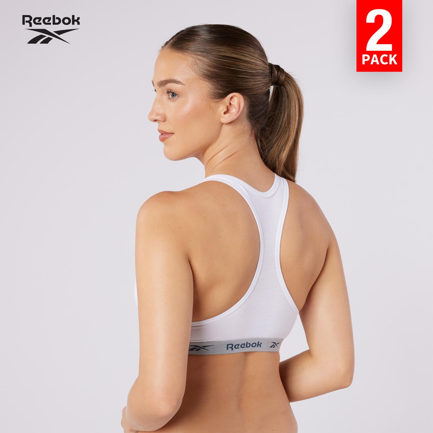Reebok Frankie Camiseta Mujer (Pack de 2)