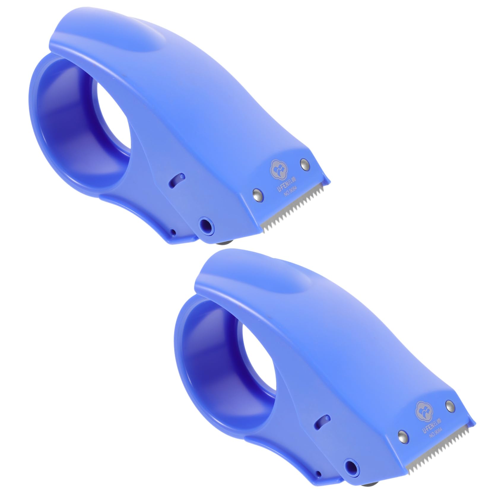 OSALADI 4 Stück Handlicher Klebeband Abroller mit Scharfem Klingen Ergonomisch Geformt und Leicht für Müheloses Verpacken und Präzises Schneiden für Lager und Umzug