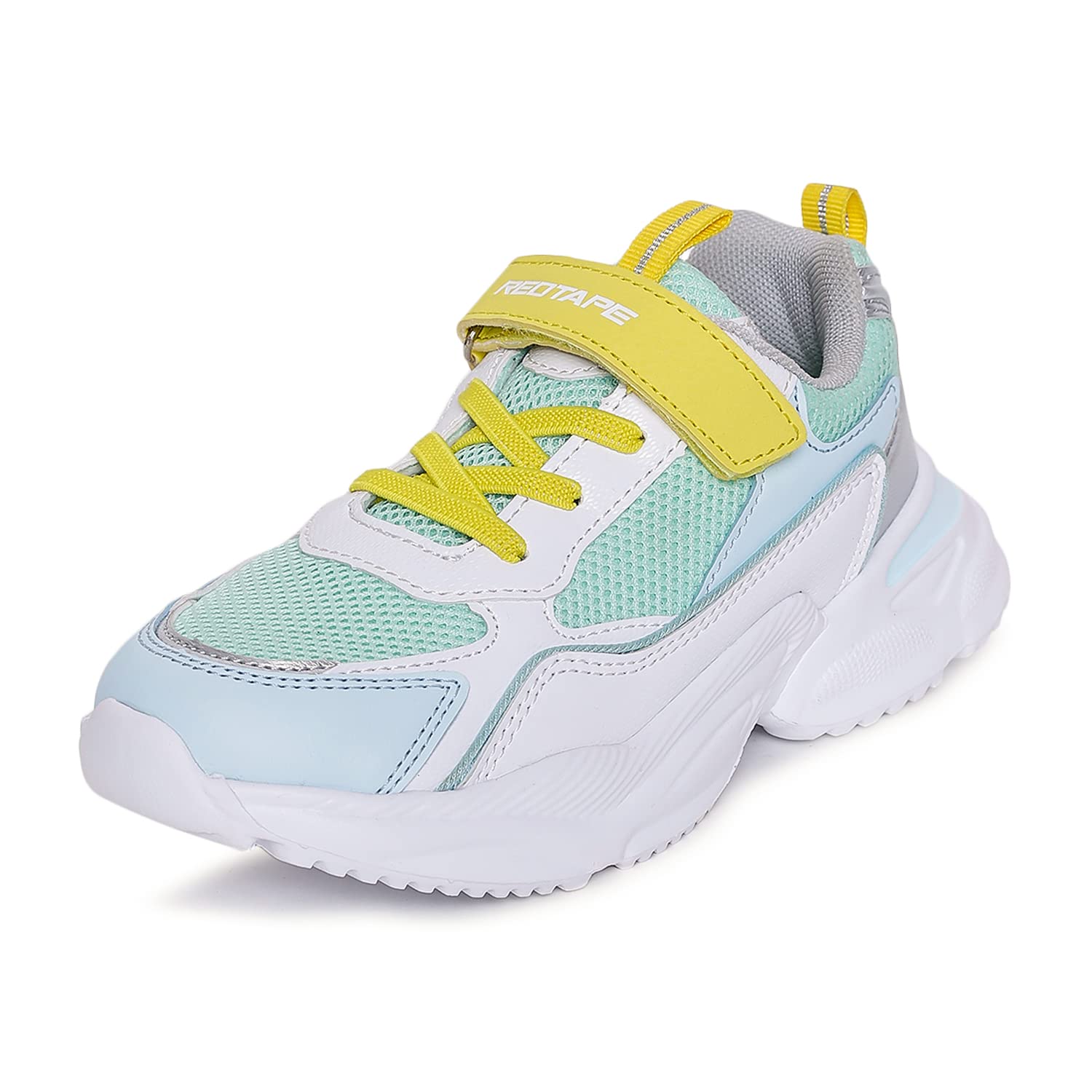 Unisex Kids Black and Grey Sports Shoes