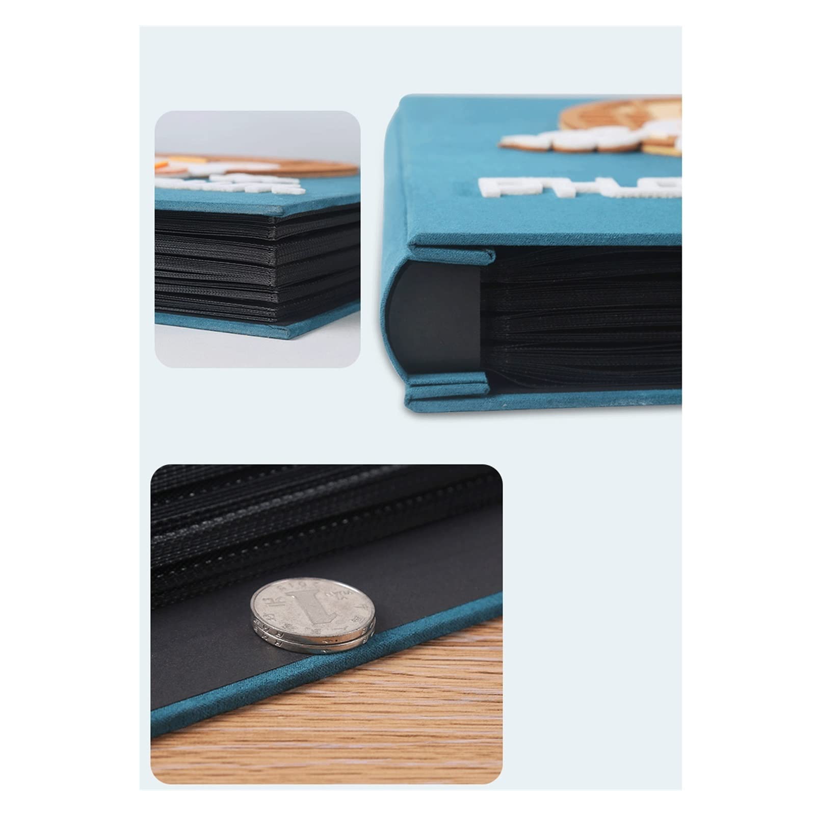 Fotoalbum DIY. Dinosaurier dreidimensionales Bild Baby Wachstumalbum Gedenkalbum Paste familiäre Version dickes und exquisites handgemachtes Album mit großem Kapazität Fotobuch ( Color : 02 , Size : M