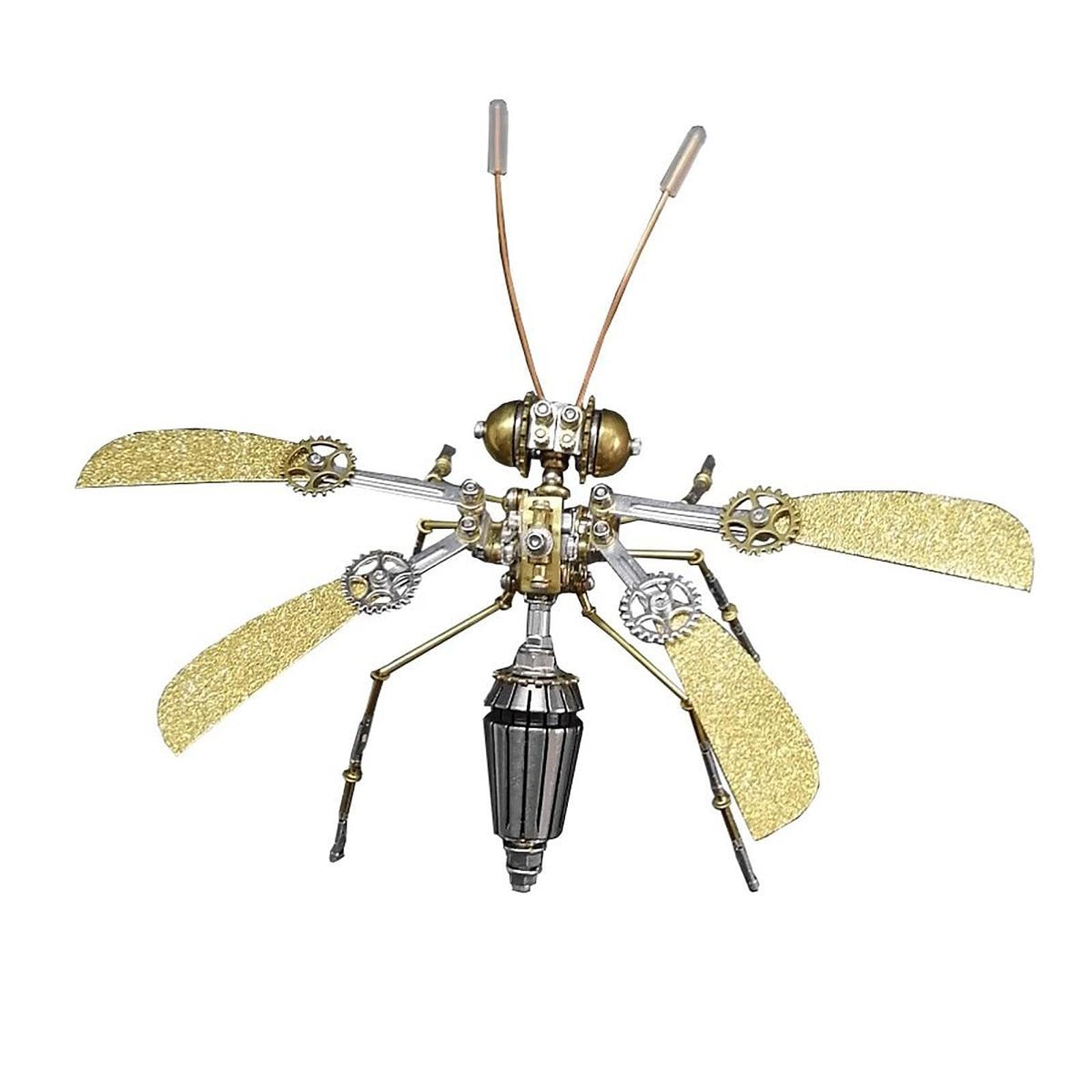 Oshhni Modelo de de Metal, Kit de Modelo mecánico para Bricolaje, decoración de Escena, fácil Montaje, Escultura mecánica Creativa, Rompecabezas 3D, Style C