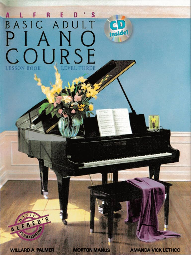 Alfred's Basic Adult Piano Course Lesson Book, Bk 3 (Book & CD): Level Three