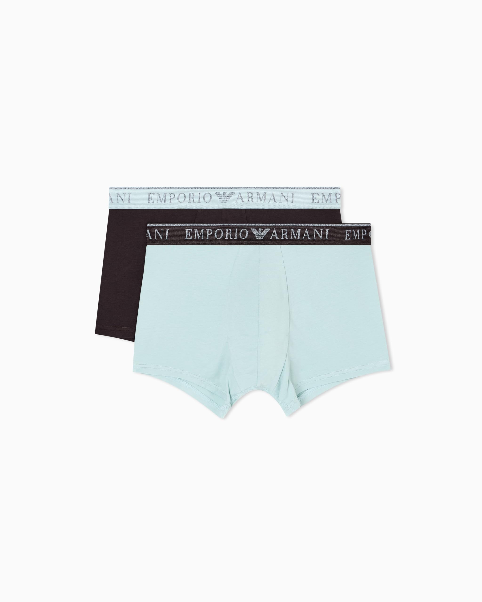 Emporio Armani Man's Endurance 2-Pack Trunk Brown L