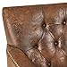 Christopher Knight Home Malone Tufted Club Chair, Brown 28D x 29.5W x 33.5H Inch