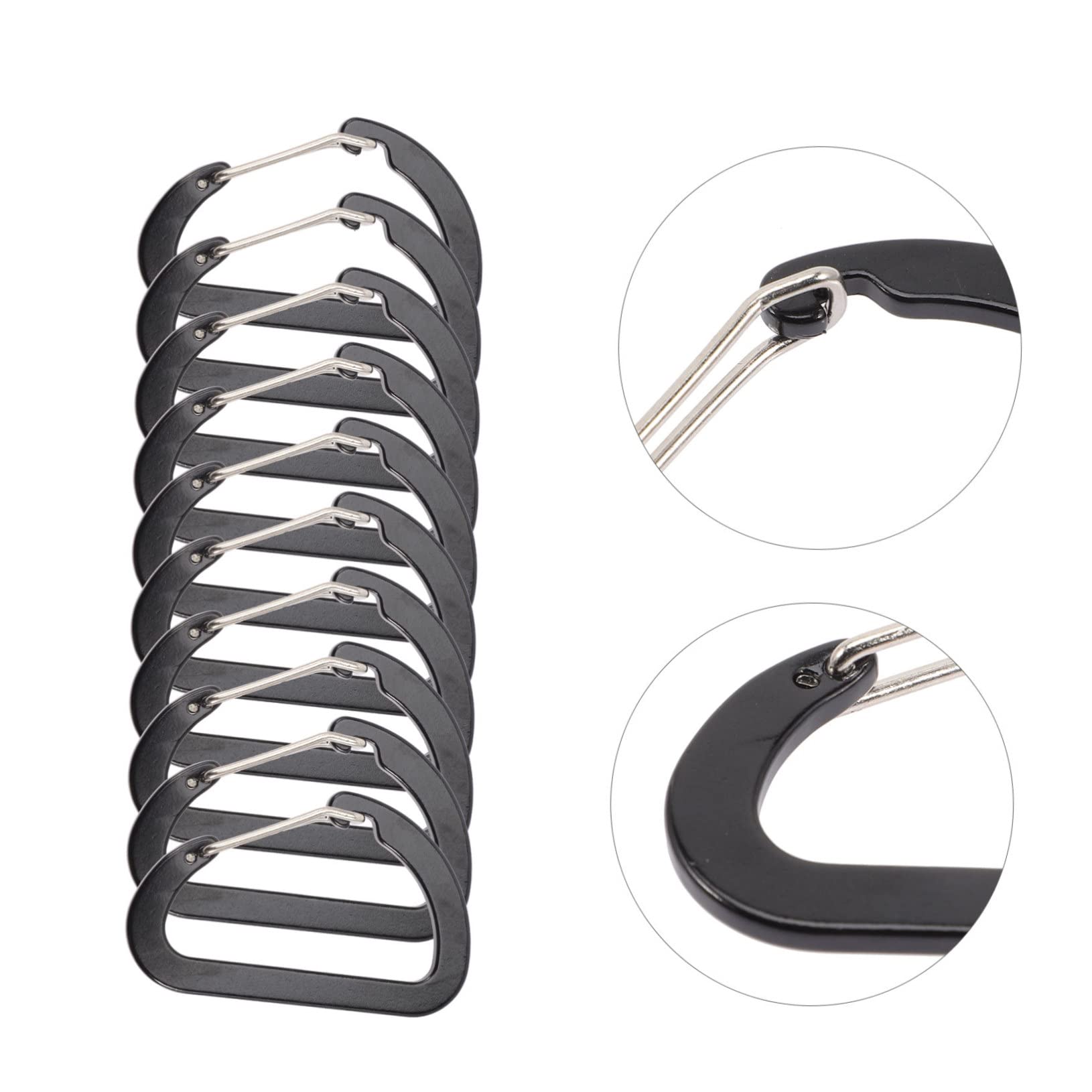 Toyvian Fibbia Per Arrampicata In Montagna Accessori Moschettone Fibbie Per Arrampicata Moschettone A Molla Moschettone A Clip Accessori Per Appendere La Schiena Moschettoni A