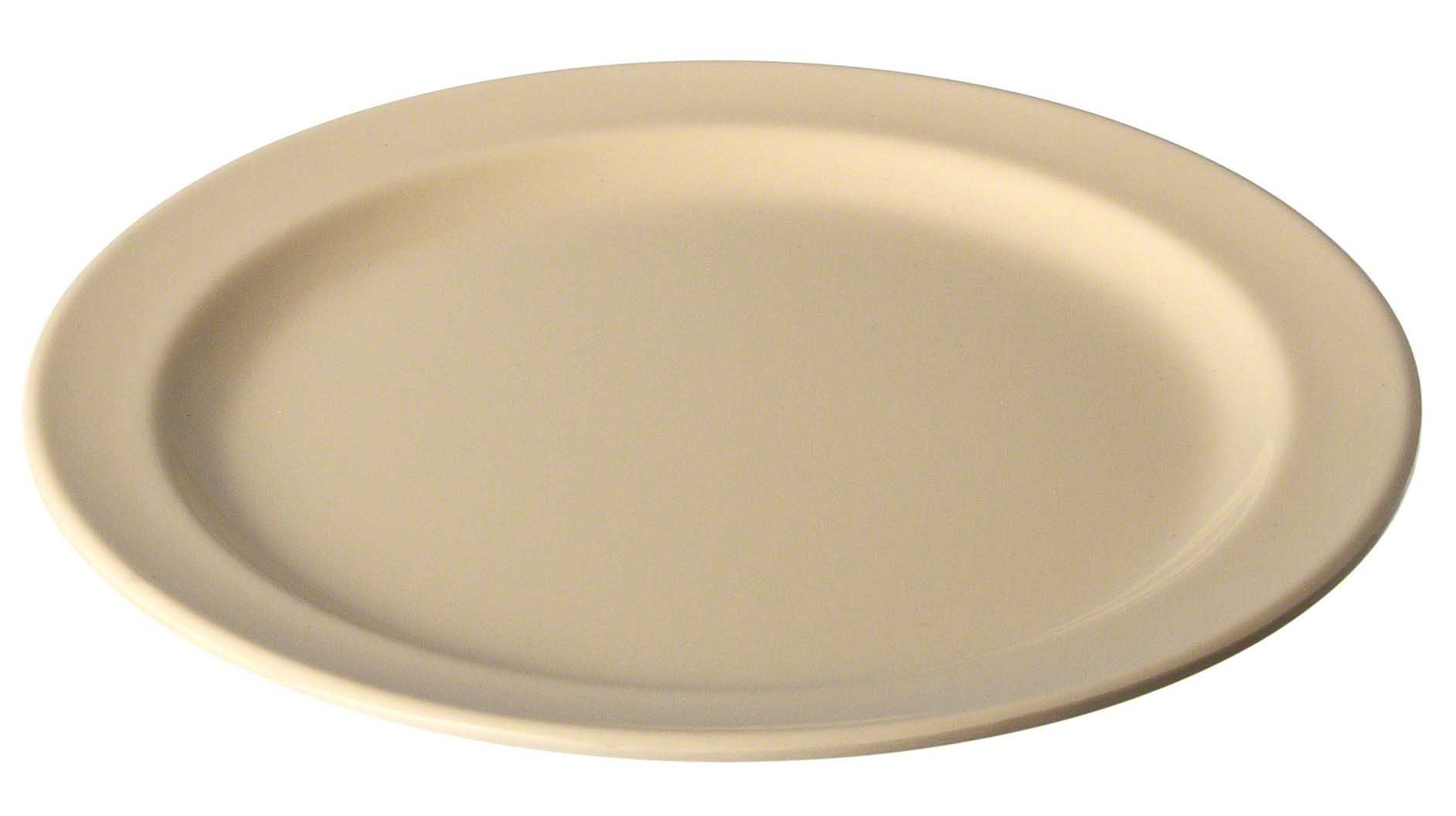 Thunder Group NS107T 12-Pack Dessert Plate, 7-1/4-Inch, Tan