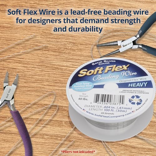 Soft Flex 43216-8162 49 Strand Beading Wire - Heavy 0.24 Diameter thumb #3