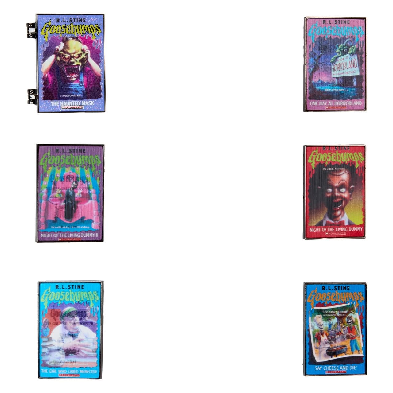 Loungefly Goosebumps Books Lenticular Mystery Box Pins [ONE RANDOM]