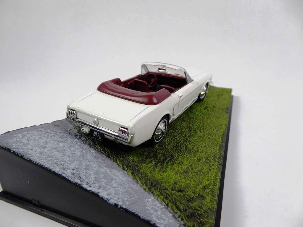 OPO 10 - FORD MUSTANG 1/43 James Bond 007 car from the movie GOLDFINGER (DY035), White - Image 5