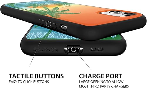 Miniatura 4 de Funda compatible con iPhone 13 de 6.1 pulgadas, funda de silicona ultradelgada, antiarañazos, a prueba de golpes, funda de goma protectora de goma