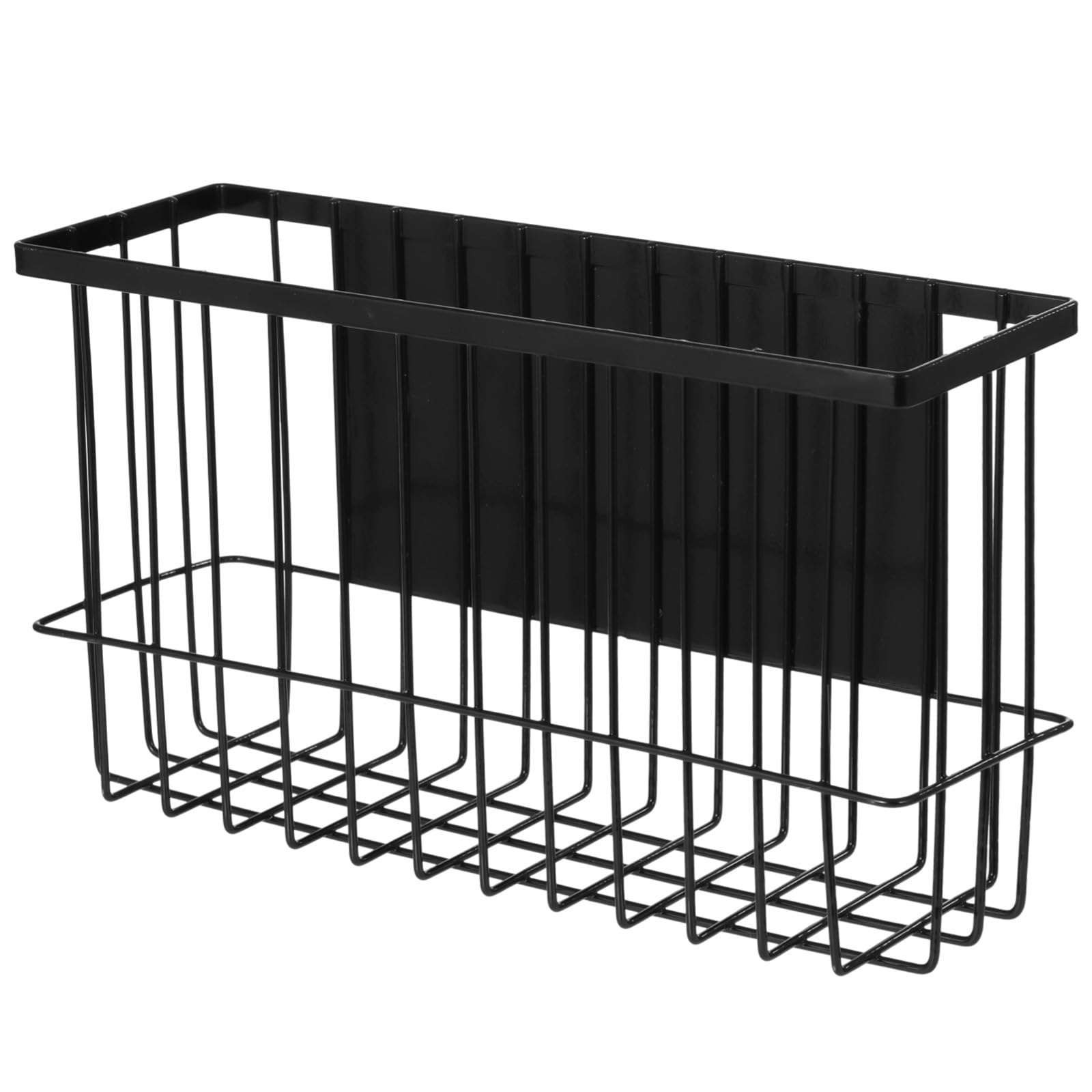 Générique Panier organisateur adhésif pour réfrigérateur, sans installation, support pour épices, panier latéral pour frigo, panier métallique sans perçage pour micro-ondes, placard, garde-manger
