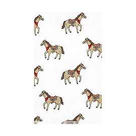 Hudson Baby Unisex Baby Cotton Flannel Burp Cloths, Cowboy 10-Pack, One Size