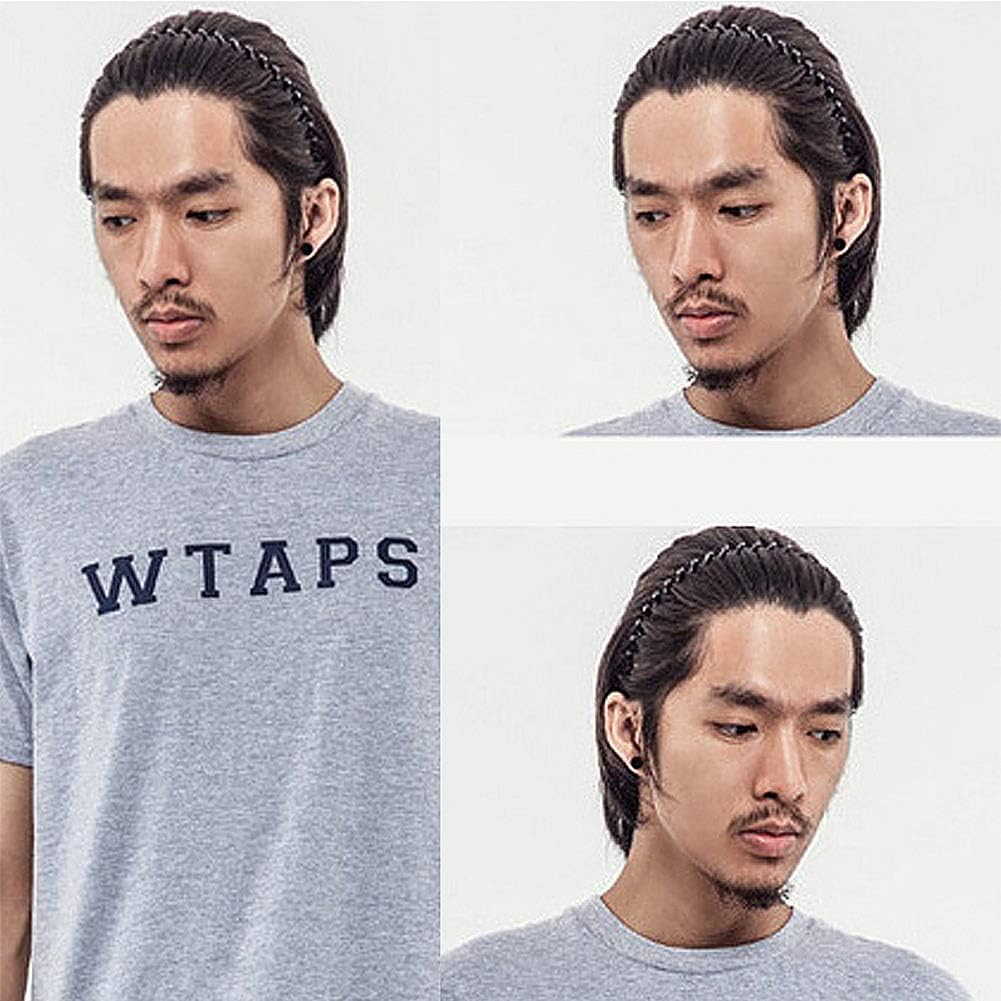 カチューシャ 3/5本セット メンズ 【3/5つタイプ・痛くない・防錆メッキ】スプリング ヘアバンド波型 くし付き 滑り止め 黒 シンプル 前髪 固定 しっかり オシャレ 髪飾り 洗顔 レディース 男女兼用