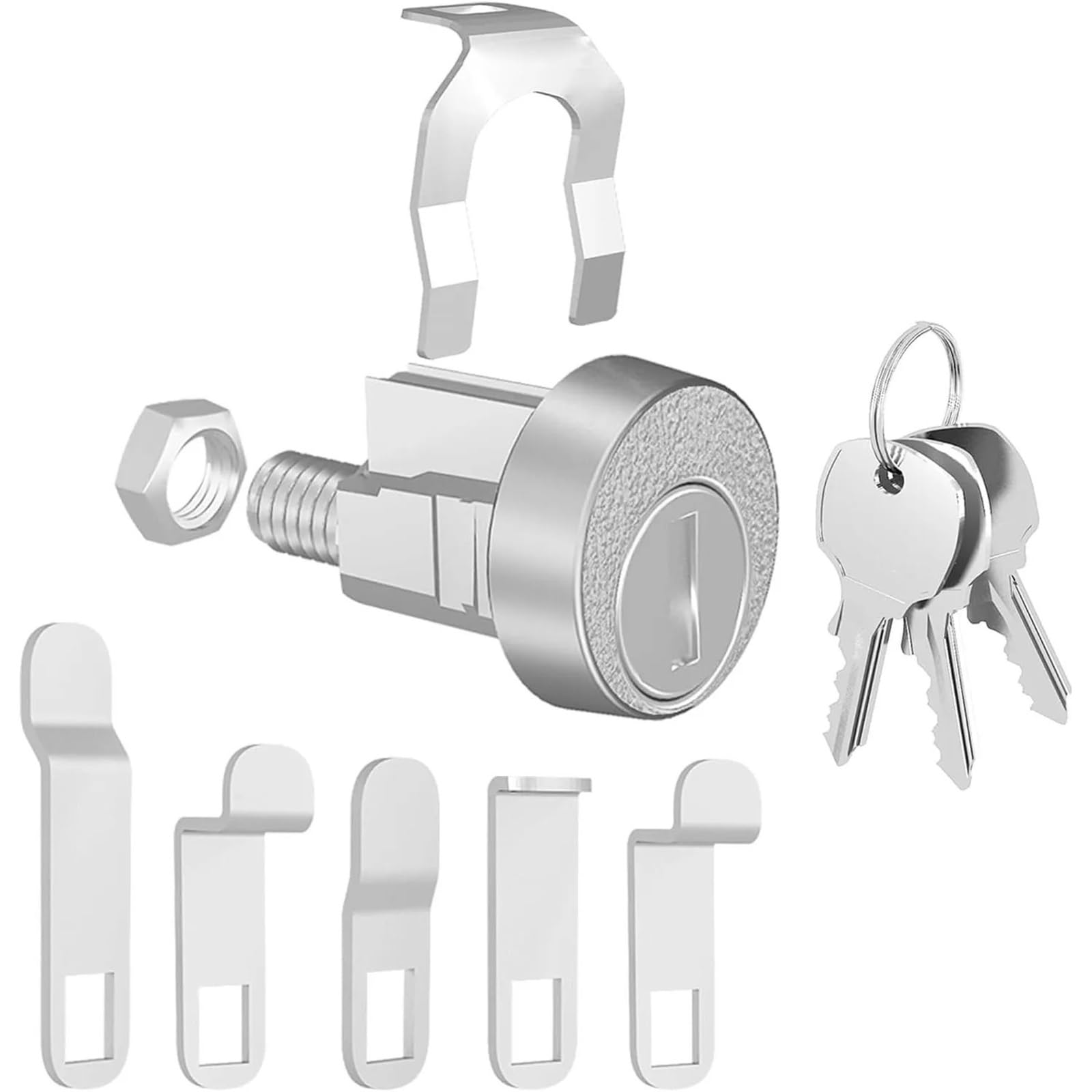 Sxolcoufoh A With 5 Locking Plates Lock Non Reciprocal Key 1Pcs