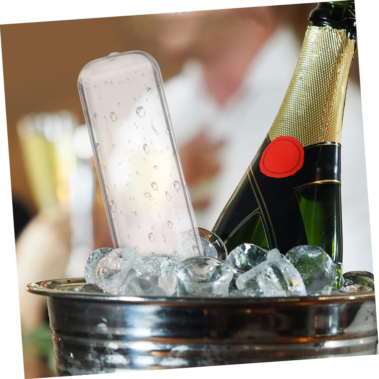 2pcs Ice Column Tube Beer Tower Accessory Reusable Cube Molds Storage Tube Bar