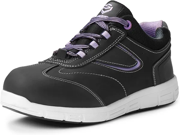 SUREWAY Women's Aluminum Toe Work Shoes for Women,Lightweight & Comfortable,Superior Slip Resistant,EH Safety Industrial Construction Boots/Shoes