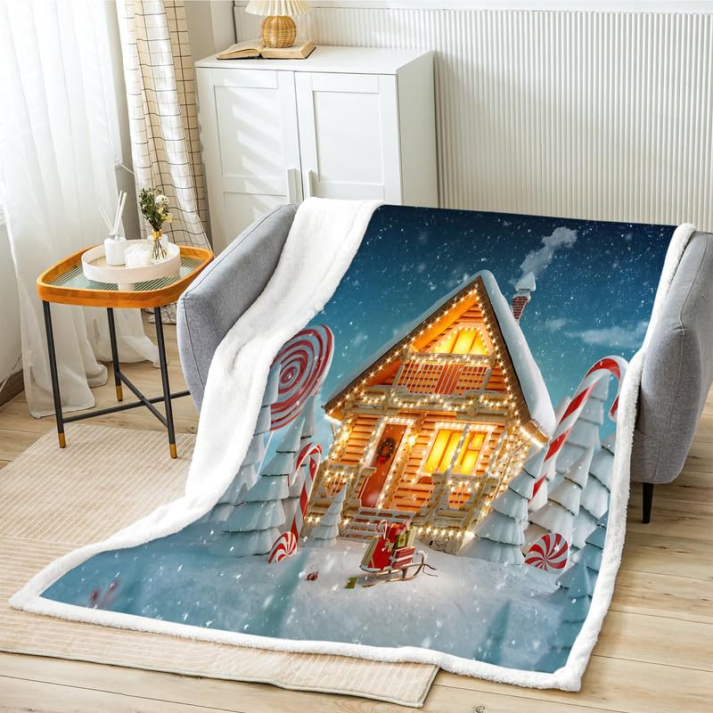 O-day Plaid De Noël 130 X 160 Cm Couverture De Noël En