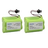 Kastar 2-Pack Ni-MH Battery 6V 1600mAh Replacement for Harbor Freight Outdoor Motion Sensor Light, Sunforce 80 Led Solar Motion Light, Outdoor Sensor Light, Motion Detection Light