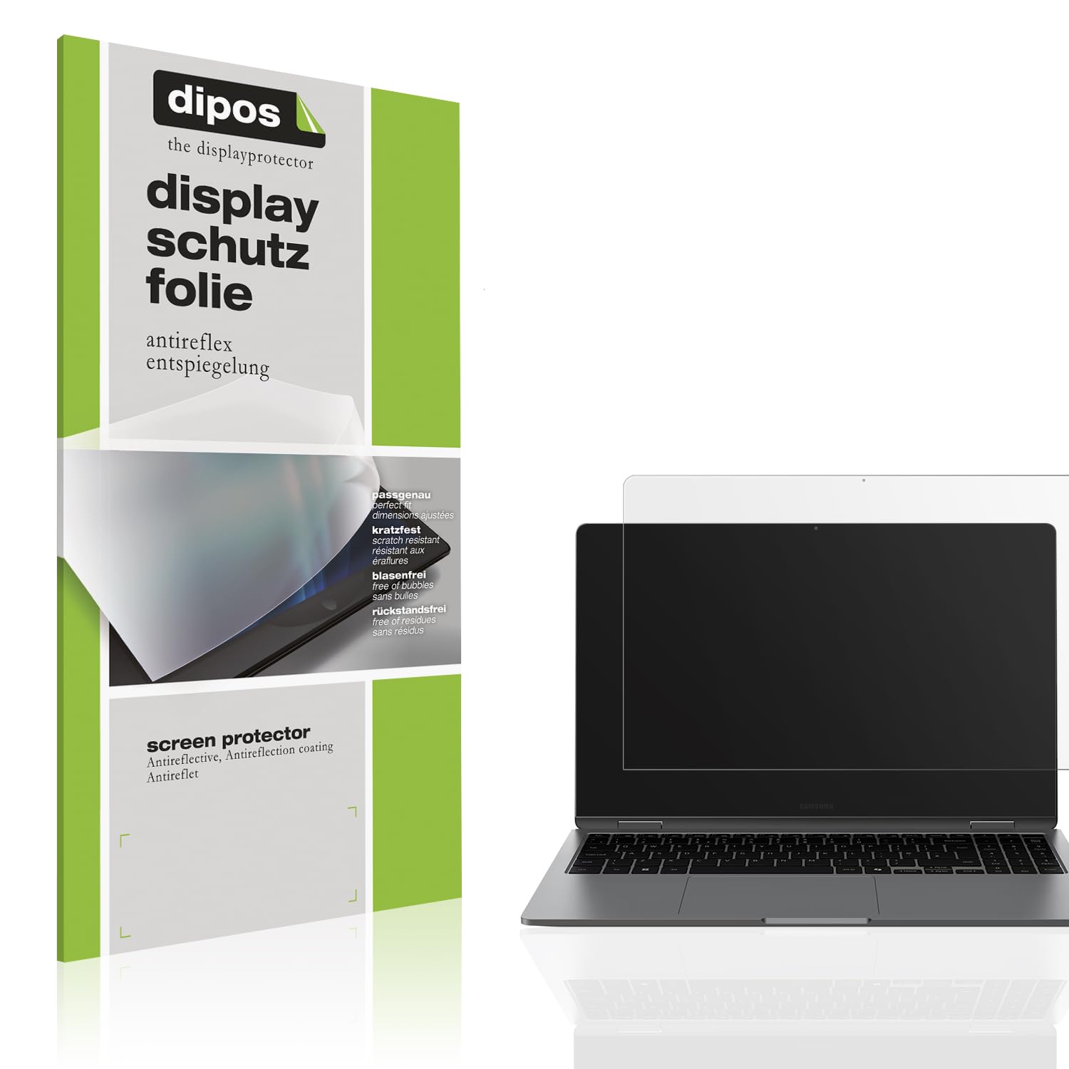dipos 2x Film protection écran mat pour Samsung Galaxy Book5 Pro 16 Zoll