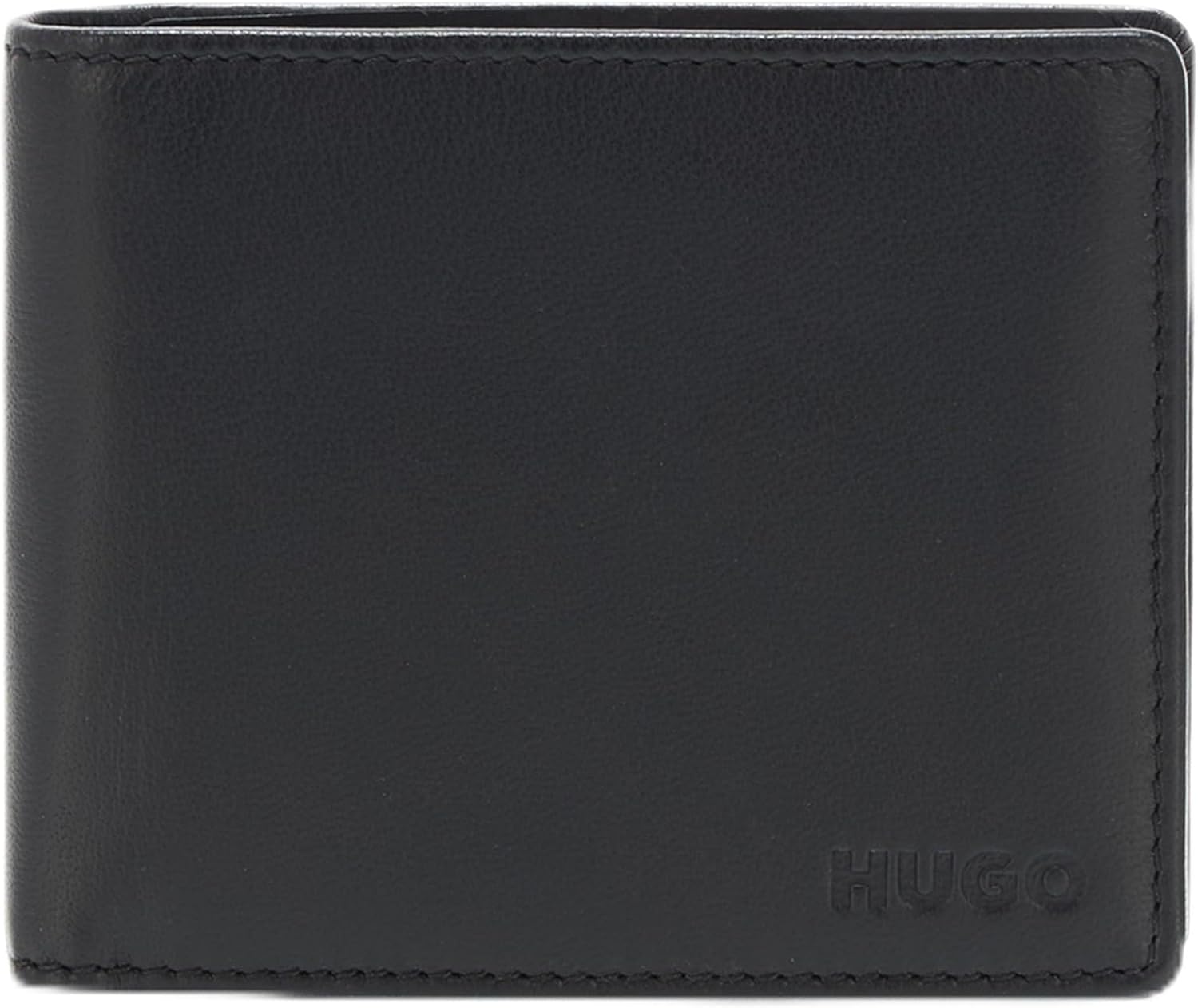 HUGO Subway Soft Leather Wallet, matte black, PCE.
