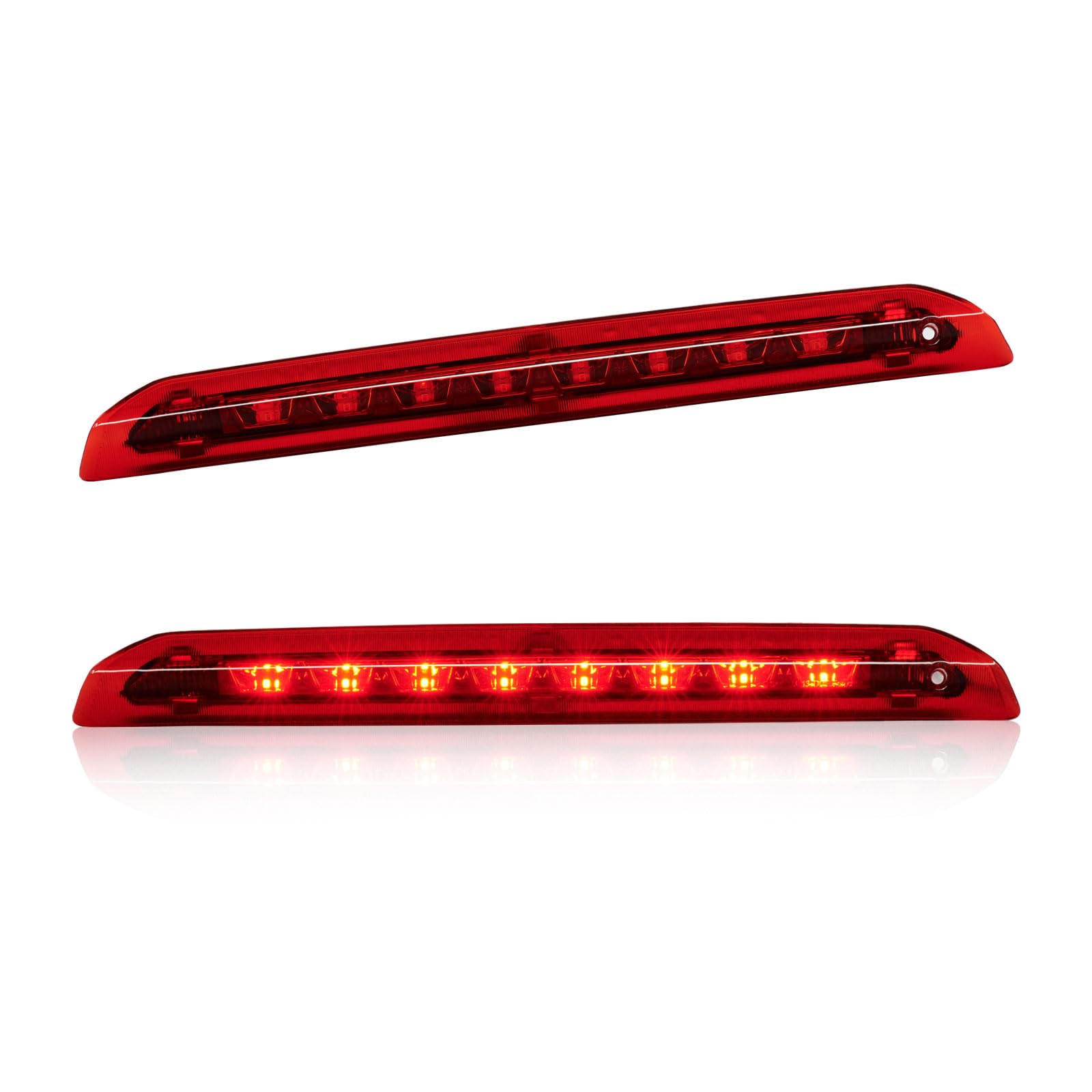 Third 3rd Brake Light LED for 2013-2018 Ford Escape, High Mount Rear Brake Lights Assembly for 13-18 Escape, Waterproof Center Cab Lamp Stop Light (Red)