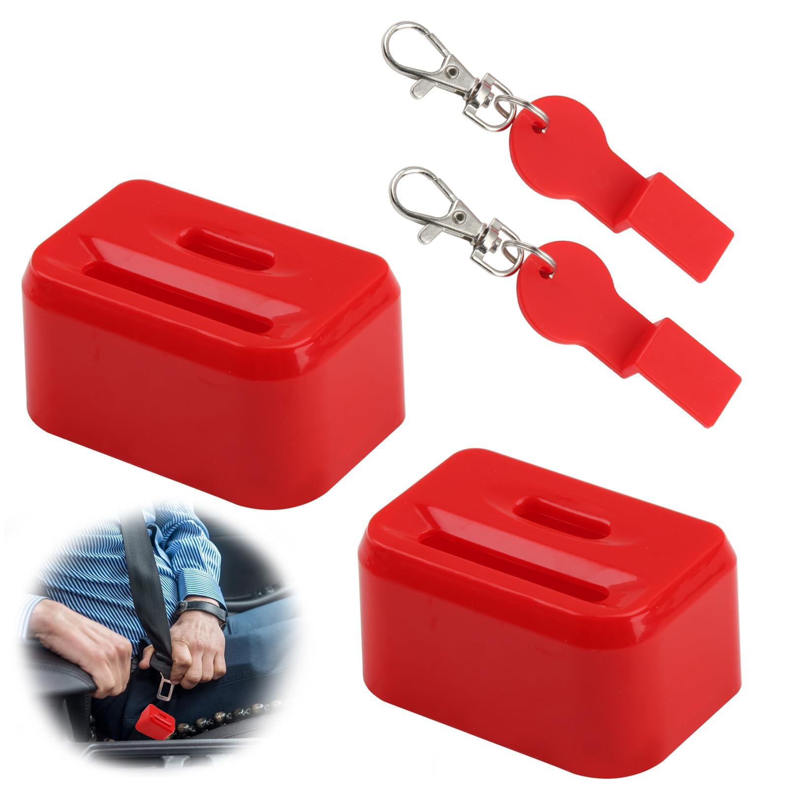 Seatbelt Safety Buckle Cover, Seat belt covers for kids, Universal Seat belt buckle - Prevent Kids & Disabled Unbuckling Seat Belt On Driving, Child Car Seat Safety Belt Lock - 2pack