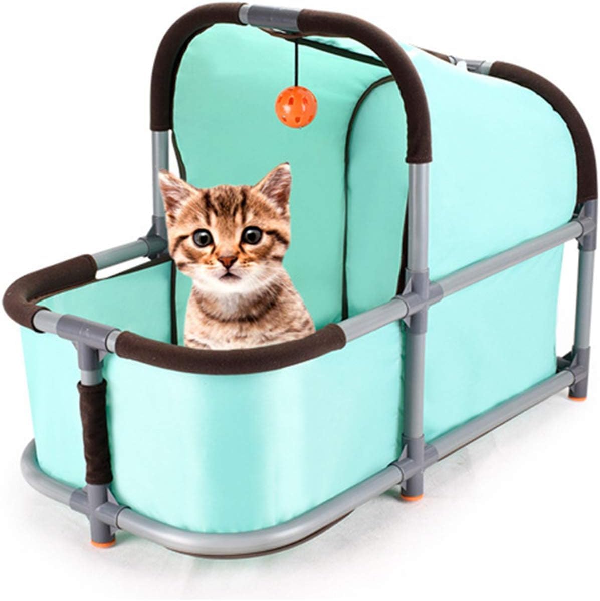 cature Care by Nature Cat Shaking Bed, Cat Hammock - Elevate Detachable Dog Sleeping Bed, Breathable Hammock Cot, Easy Assembly Washable Pet Supplies for Kitty Puppy Indoor & Outdoor, Plastic, Medium