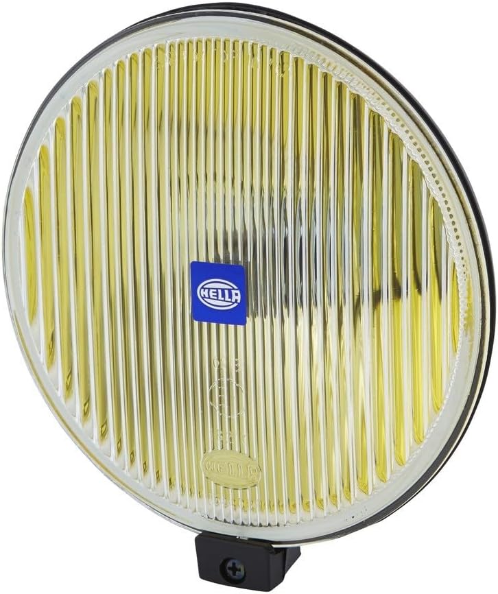 HELLA 1N4 005 750-641 Halogen-Front Fog Light - Comet 500 - 12V - round - mounting - Yellow diffusing lens - Lens Colour: Yellow - right/left