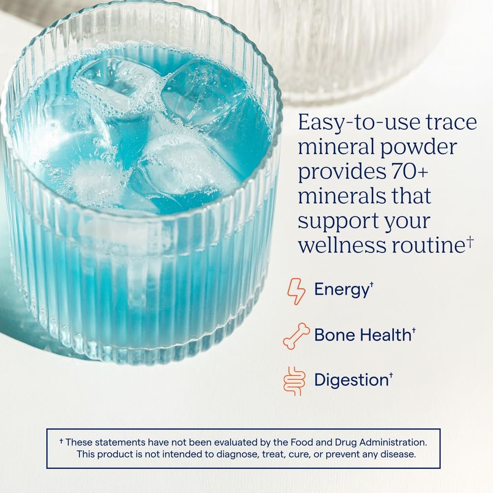 Trace Minerals ConcenTrace Mineral Powder, Blue Acai, 60 Servings — Amazon image 2