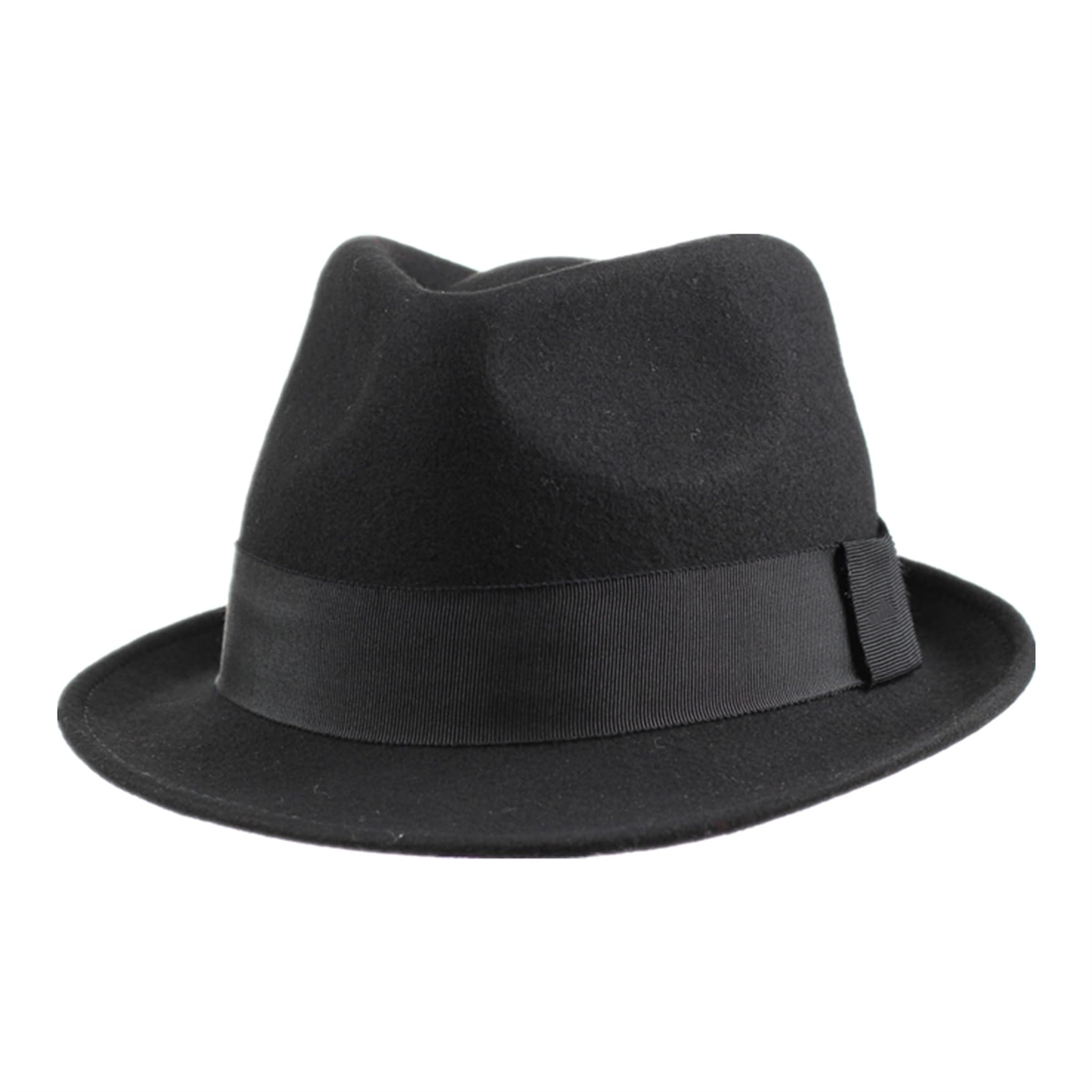 Herren Wollfilz Wintermütze Kurze Krempe Fedora Hut