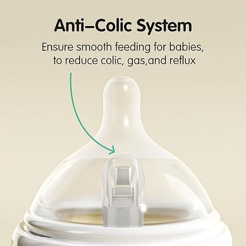 Miniatura 4 de Natural Flow - Pezón de silicona para biberón, flujo extra lento (SS), 0+ meses, 4 unidades