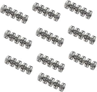 VILLCASE 10 Pçs Segmento De Ligação Anel Fivela Fichário Segmentado Círculo Fichário Anéis Livro Fichário Anéis Redondos Fichários Planejadores Fichário Solto Fichário Anéis Folha Solta