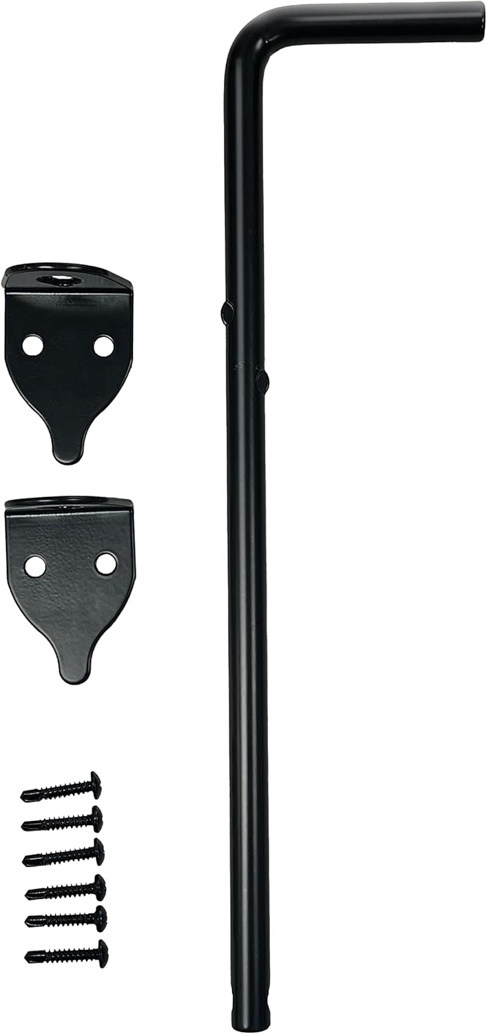 ALEKO Gate Drop Rod Lock | 12" H | Approx. 3/4" Diameter | Outdoor Gate Lock | Manual Gate Lock | Vertical Application