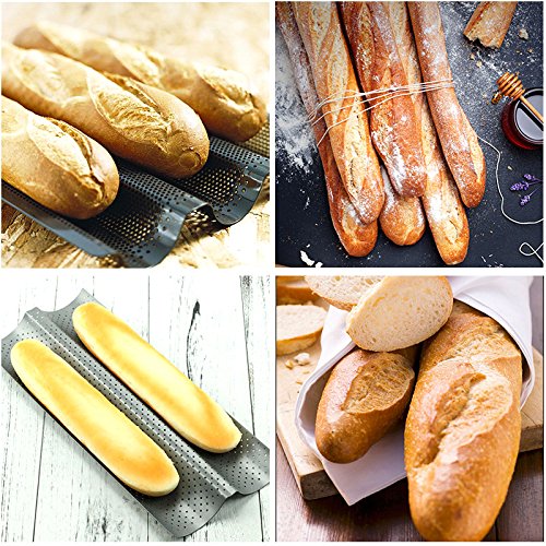Teglia Per Baguette - 3 Pezzi, Antiaderente, 38x24.5 Cm, Per Forno - Foto 7