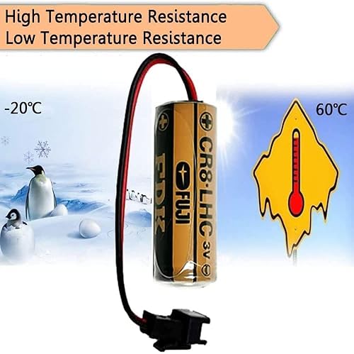 Miniatura 6 de Paquete de 12: batería CR8.LHC de 3 V 2600 mAh CR8-LHC de repuesto para Fuji FDK CR8.LHC 17450 batería con enchufe negro