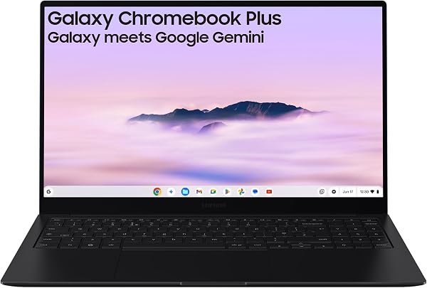 Samsung Galaxy Chromebook Plus Gemini AI Laptop, i3 Processor, Built in Gemini Quick Insert Key, 8GB Memory RAM 256GB Storage, Neptune Blue - 1