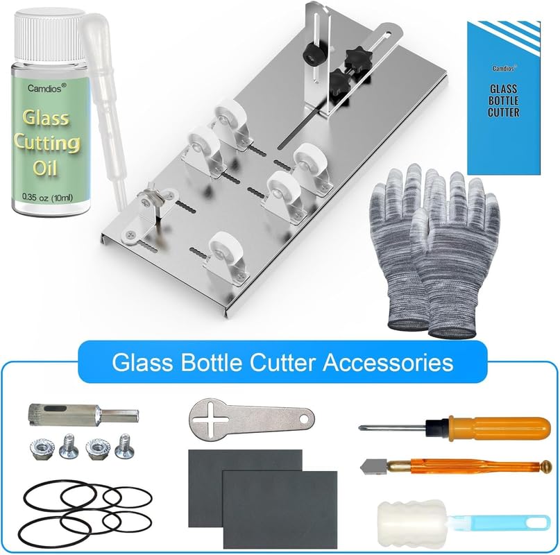 Upgrade Glass Bottle Cutter with Oil