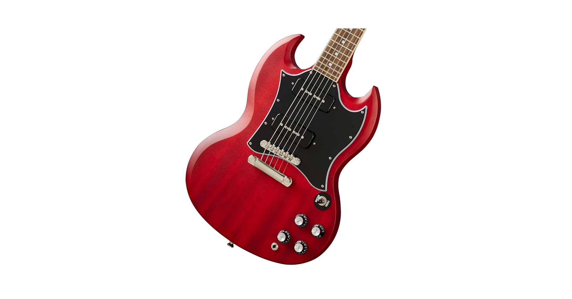 Amazon.com: Epiphone/Inspired by Gibson SG Classic Worn P-90