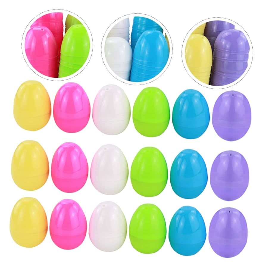 Amazon.co.jp: SAFIGLE 72 個 卵 サプライズ おもちゃ