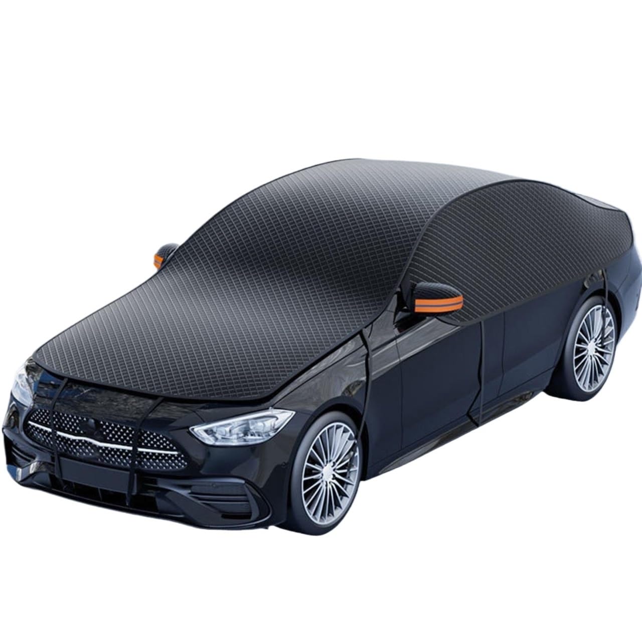 HJfhCFGJ Protector Parabrisas Protector contra heladas Resistente para Parabrisas de Coche, Parasol Impermeable para protección la Nieve y el Hielo al Aire Libre(S)