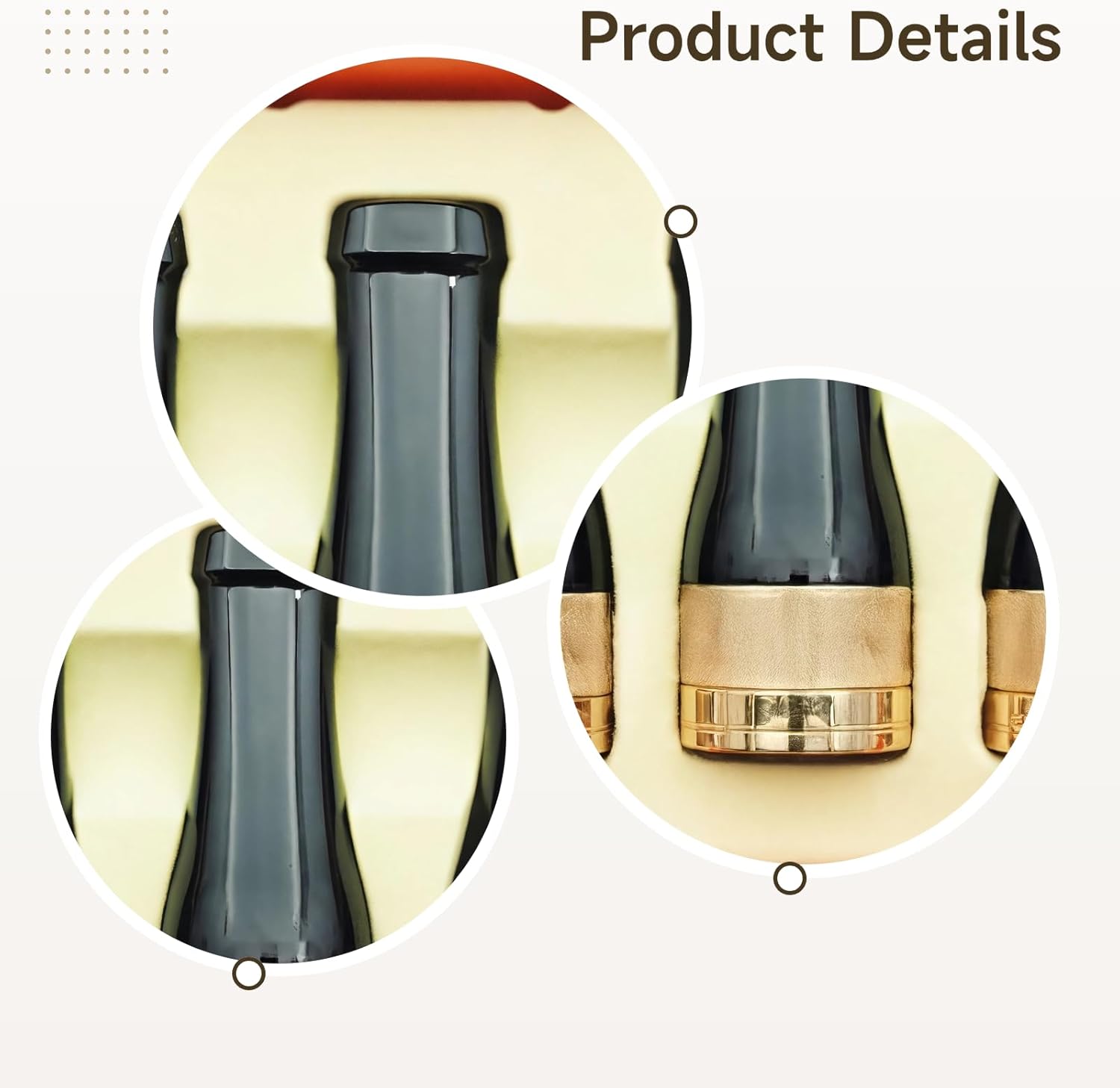 4 Pcs Cigar Filter Tips Set, Washable and Reusable Cigar Mouthpiece, Black and Gold, Multiple Sizes for Men
