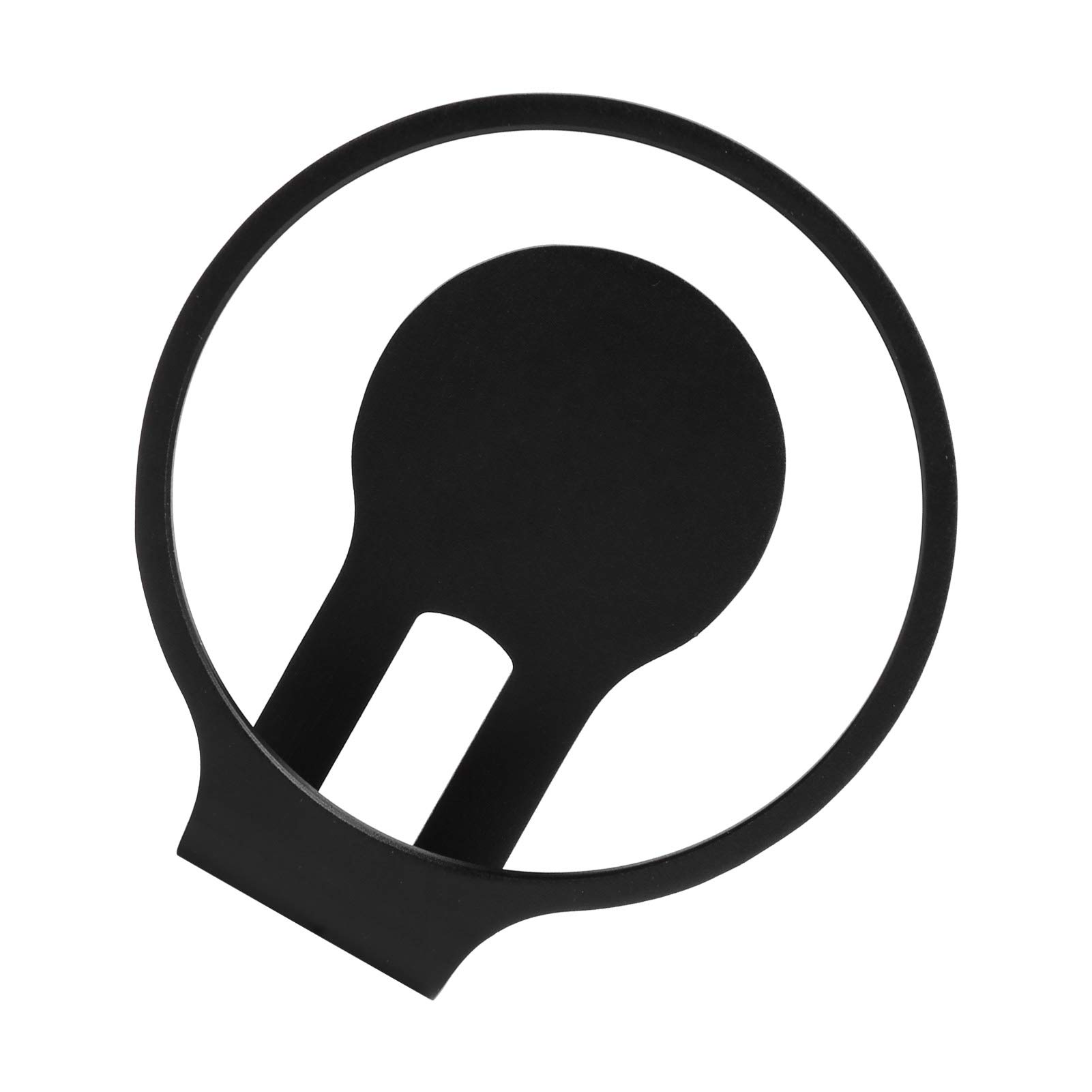 PUSOKEI Supporto a Parete per HomePod Mini - Robusto Supporto in Lega di Alluminio, Supporto per Soluzione Salvaspazio Compatibile con Homepod Mini Altoparlante(Nero)