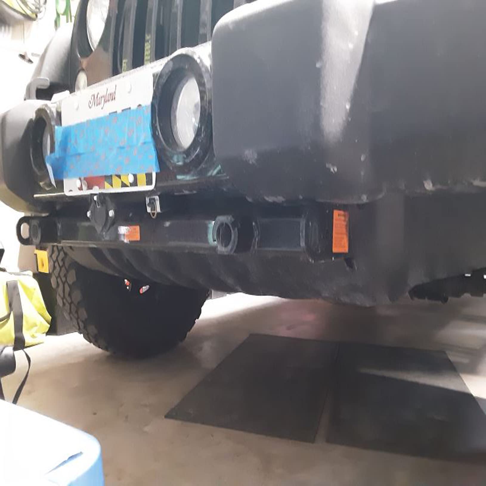 Timilge Tow Bar Base Plate Tow Bar Bracket Replace BX1126 for 2007-2018 Wrangler JK JKU with Standard Bumper(not Call of Duty Moab or Rubicon 10th Anniversary Edition Models)