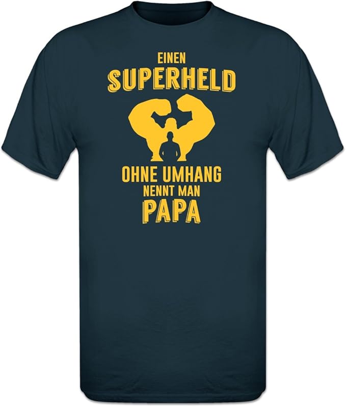 Shirtcity Einen Superheld ohne Umhang nennt Man Papa T-Shirt by