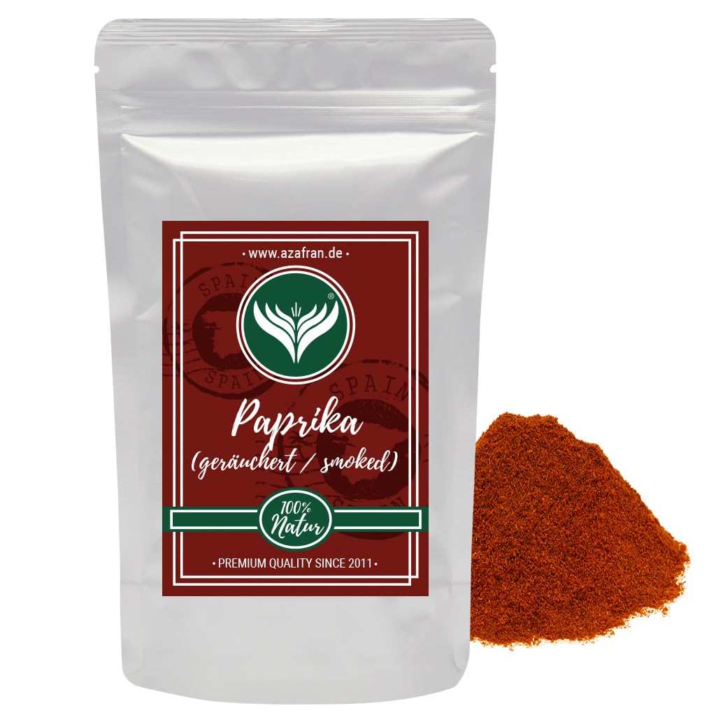 Azafran Paprika geräuchert smoked (süß) gemahlen aus Spanien Paprikapulver 250g