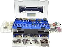 Vista 1 de Swordfish 10008-349pc Kit de accesorios de herramientas rotativas para cortar molienda lijado afilado tallado pulido, total 349 piezas