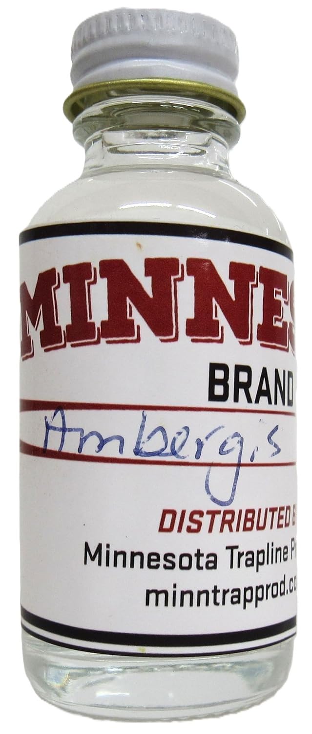Ambergris Oil Lure Ingredient Minnesota Brand 1 Ounce Bottle