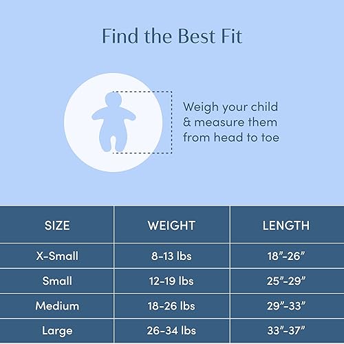 Miniatura 6 de SleepingBaby Manta de transición de poliéster Zipadee-Zip con cremallera, acogedora bolsa de dormir para bebé (pequeña de 4 a 8 meses, 12 a 19