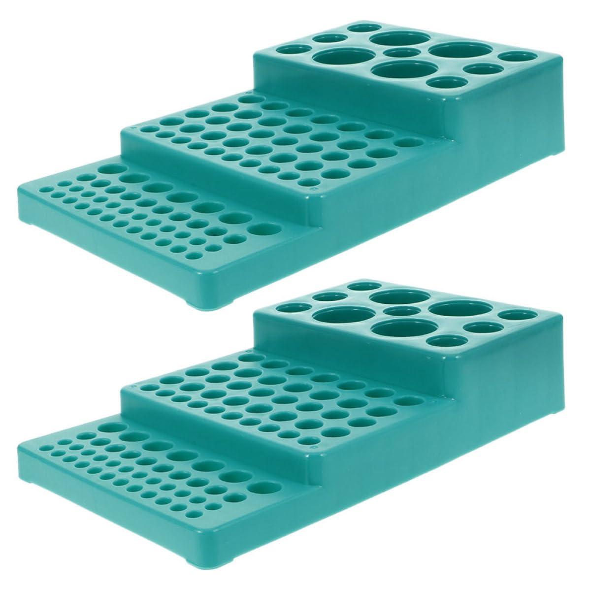 Cabilock 10 Unidades Plástico 4-28 MM Gradilla Trapezoidal, para Tubos de